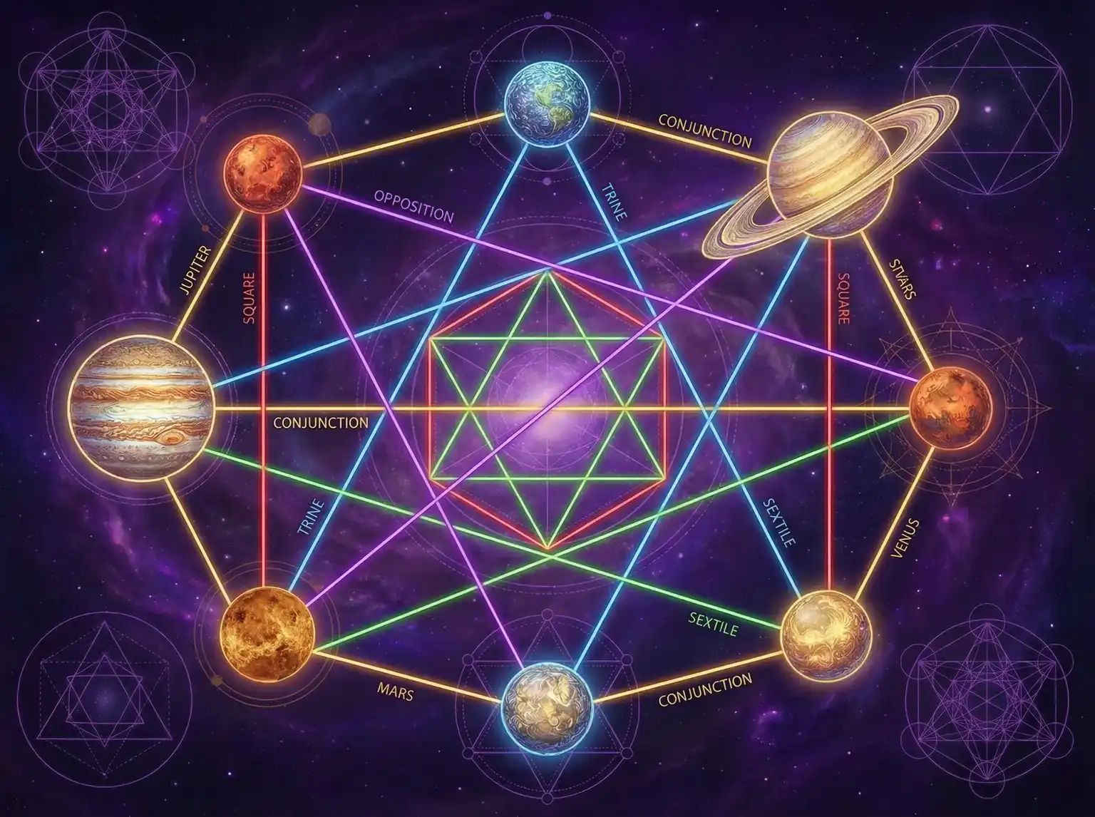 行星相位解读 - 东京不太热高清视频 | 占星学进阶